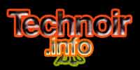 Logo with filter effects for website Technoir.info